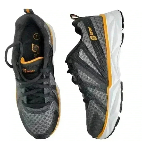 Sport Skechers Boys Sz 1 Black Advantage Oxford - Picture 5 of 9